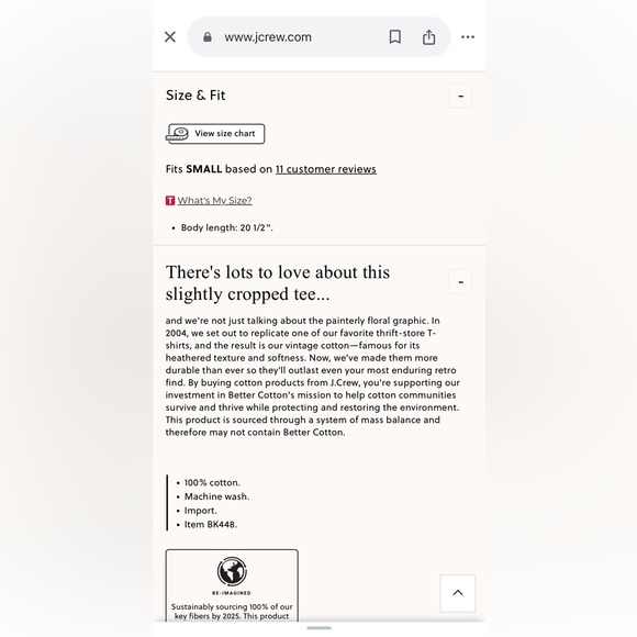 Jcrew NWT graphic tee hundred percent cotton size 3X runs Small - Picture 8 of 8